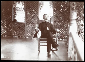 Oficial naval estadounidense almirante William Thomas Sampson, La Habana, 1902