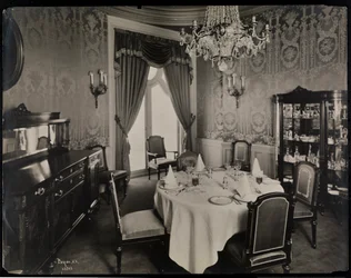 Comedor privado en el Hotel Knickerbocker, 1906