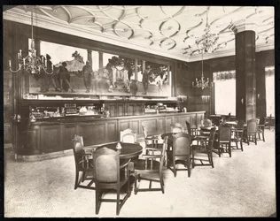El bar del Viejo Rey Cole en el Hotel Knickerbocker, 1906
