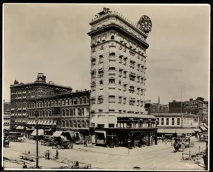 El Hotel Pabst, Calle 42, Broadway y 7ª Avenida, Nueva York