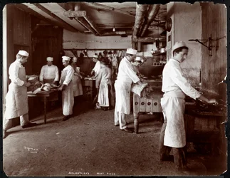 La casa de la carne en el Hotel Delmonico, 1902