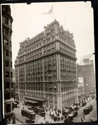 Vista del Hotel Knickerbocker, Broadway y Calle 42, Nueva York, 1912