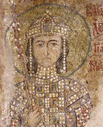Alexios Komnenos en Hagia Sophia (mosaico)