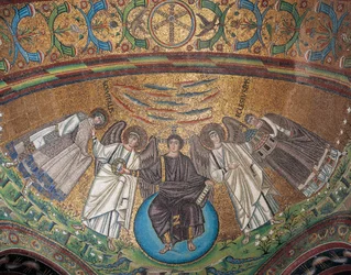 Italia, Emilia-Romaña, Rávena, Basílica de San Vitale, Mosaico del ábside