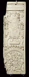 Panel del Díptico del Cónsul Areobindus, Constantinopla, 506 d.C.