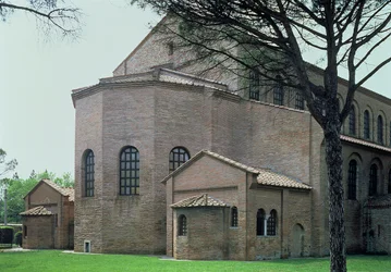 Fachada trasera de la basílica, 536 d.C.