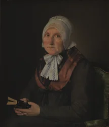 Maria Magdalena Jensen, de soltera Jessen, la madre del artista
