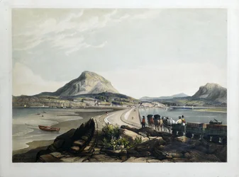Port Madoc desde el dique