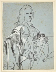 Estudio para un retrato, probablemente de A.G. Moltke