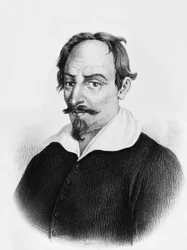 Retrato de Alessandro Tassoni (1565-1635), poeta y escritor italiano, grabado