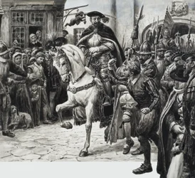 John Dudley, duque de Northumberland (gouache sobre papel)