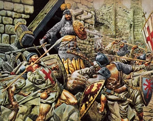 Musat en las murallas de Cagliari, capital de Cerdeña