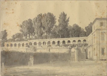 Casino del Muro Torto en el jardín de Villa Borghese, Roma