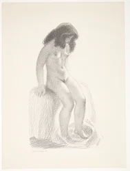 Desde un vestíbulo. Estudio preliminar para "Linearperspectiven, Tavle VI"