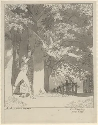 El columpio. Desde el bosque de Skjoldnæsholm