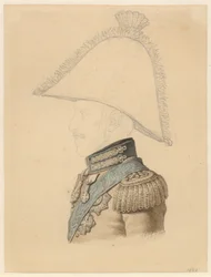 Retrato de Federico VI de perfil hacia la izquierda