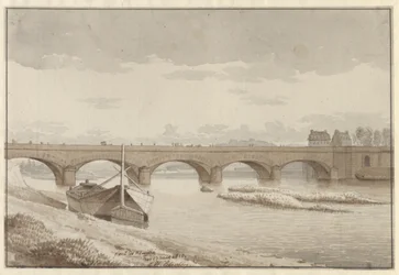 El puente del Sena en Neuilly, París, 13 de mayo de 1812
