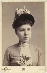 Retrato de mujer, 1880-1890 (foto)
