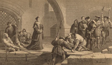 Cranmer en la Puerta del Traidor, 1886