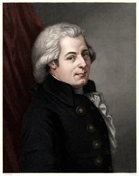 Mozart, c1777, siglo XIX