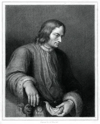 Lorenzo de Medici, estadista italiano y gobernante de la República Florentina, 1833