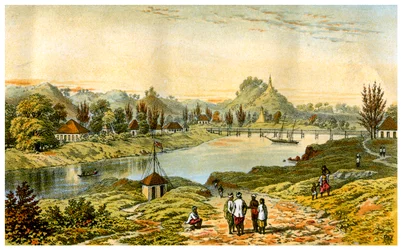 Sandoway, Arakan, Myanmar, siglo XIX