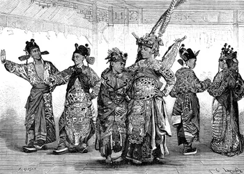 Actores trágicos chinos, siglo XIX