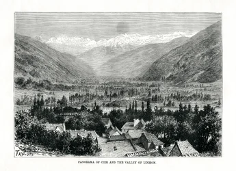 Cier y el valle de Bagneres-de-Luchon, Francia, c1879