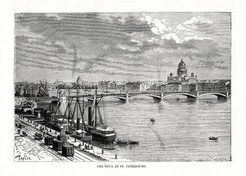 El río Neva, San Petersburgo