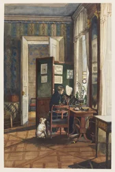 Una habitación en el Palacio Reuss, Dresde