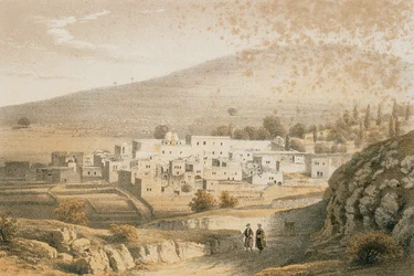 San Juan. Grabado de Schacher - Steinkopk J.F. Editore