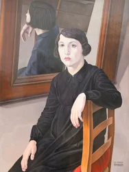 Mujer frente al espejo