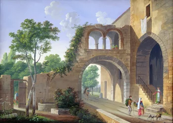Escena en el campo italiano, 1813