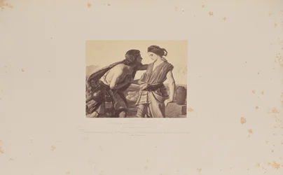 Jacob y Rachael, por W. Dyce, R.A.