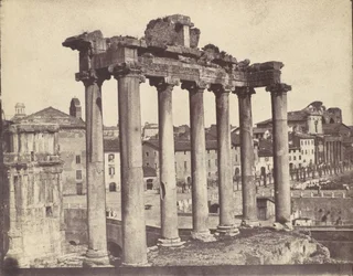 Templo de la Concordia, Roma, 1850s