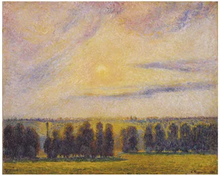 Atardecer en Eragny
