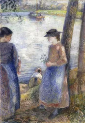 Junto al agua, 1881