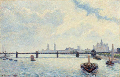 Puente de Charing Cross, Londres, 1890