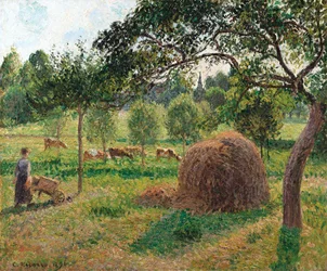 Anochecer en Eragny, 1896