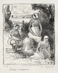 Grupo de campesinos, c. 1896