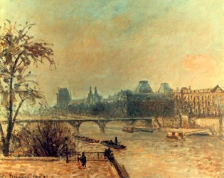 El Sena y el Louvre, París, 1903