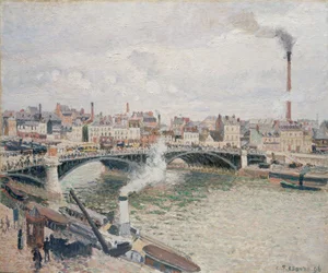 Mañana, un día nublado, Rouen, 1896