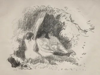 Mujeres desnudas, c. 1896