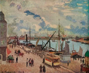 Puerto exterior de Le Havre, 1903