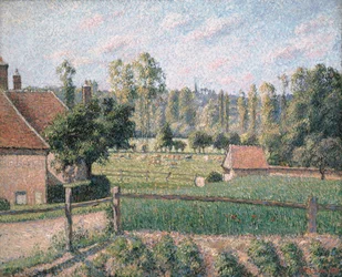 Pradera en Eragny, 1889