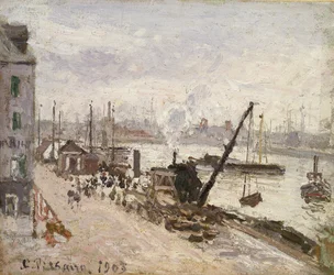 Muelle en Le Havre, 1903