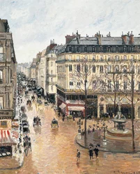 Rue Saint-Honoré por la tarde. Efecto de la lluvia, 1897