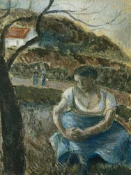 Campesina sentada, c.1880