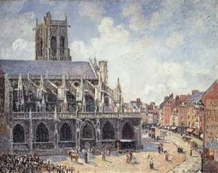 La iglesia de Saint Jacques en Dieppe al sol de la mañana, 1901