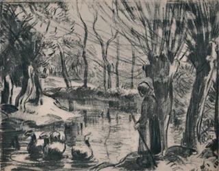La Niña de los Gansos, c.1870s, 1946